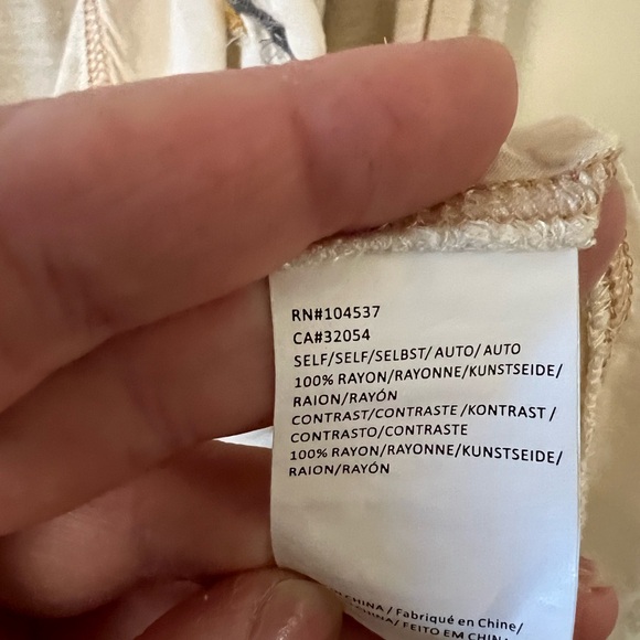 TINY Anthropologie Embroidered Button Down Blouse - Picture 12 of 12